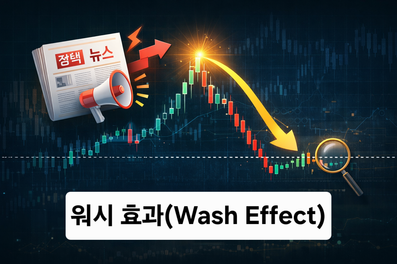 워시 효과란? 정책 뉴스 이후 증시가 되돌아오는 이유